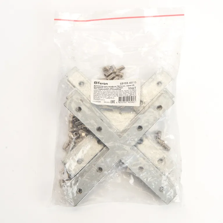 Соединитель X для профилей CAB Feron LD155 48115