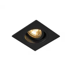 Встраиваемый светильник Zumaline Chuck dl square black 92704