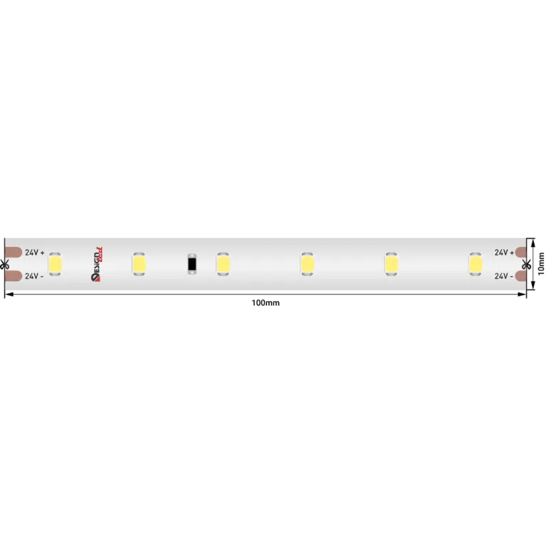 Светодиодная лента Designled 24В 2835 6Вт/м 4000K 20м IP67 DSG260S-24-NW-67 021665