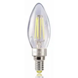 Лампа светодиодная Voltega E14 4W 2800К прозрачная VG1-CС1E14warm4W-F 4672