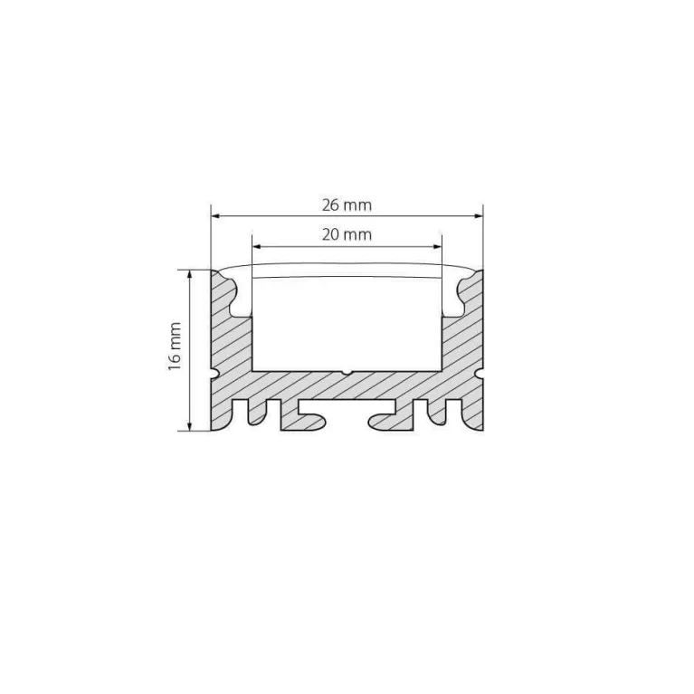 Профиль Arlight ARH-LINE-1726-2000 ANOD 018674