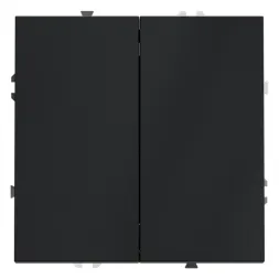 Выключатель с самовозвратом двухклавишный Voltum S70 VLS020607