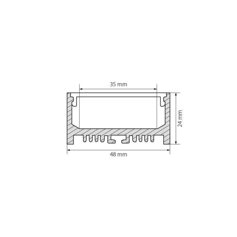 Профиль Arlight ARH-LINE-2448-2000 ANOD 018684