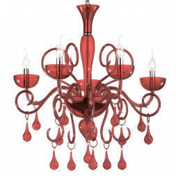 Подвесная люстра Ideal Lux Lilly SP5 Rosso