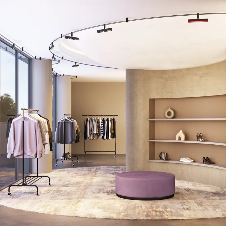 Трековый магнитный светильник Maytoni Points Rot TR203-1-10W3K-S-B