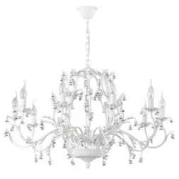 Подвесная люстра Crystal Lux CRISTINA SP10 WHITE
