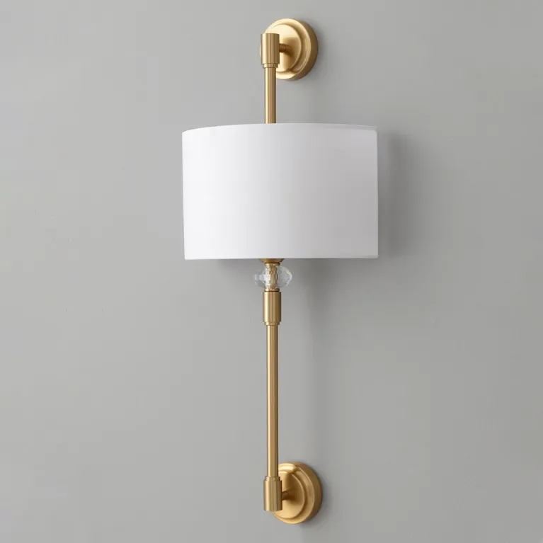 Бра Crystal Lux VINTAGE AP2 BRASS