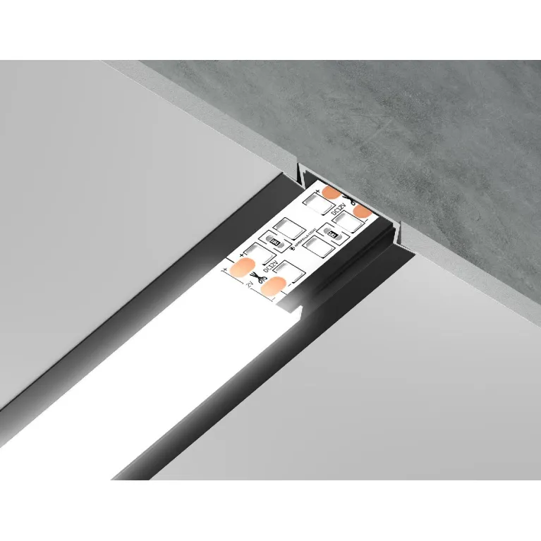 Алюминиевый встраиваемый профиль Ambrella Light Alum Profile GP1100BK