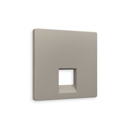 Лицевая панель для компьютерной/телефонной розетки RJ-45/RJ-11 Ambrella Volt Alfa AP3720