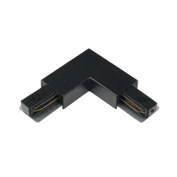 Коннектор угловой с вводом питания для однофазного шинопровода Myfar Accessories MT0101-CLP-B