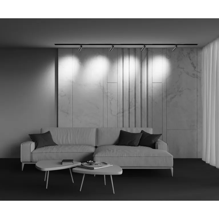 Трековый однофазный светильник Maytoni Focus Led TR021-1-12W3K-W-BBS