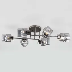 Потолочная люстра Eurosvet Hilari 30165/6 черный жемчуг