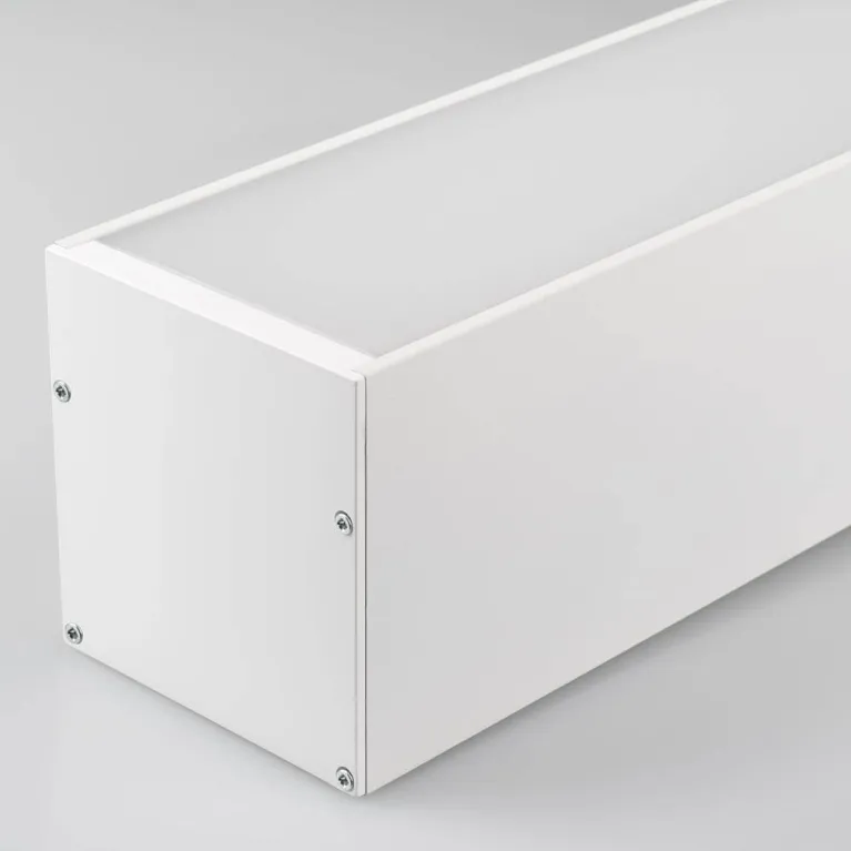 Профиль с экраном Arlight SL-LINE-7477-2500 WHITE+OPAL 021372