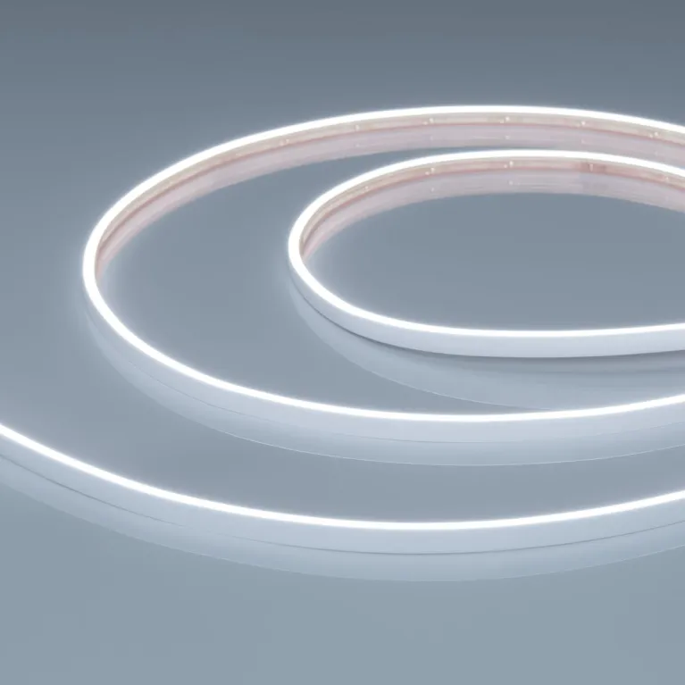 Светодиодная лента герметичная Arlight VELA-M240-2.5x6mm 24V White6000 (5 W/m, IP65, 5m) 053266