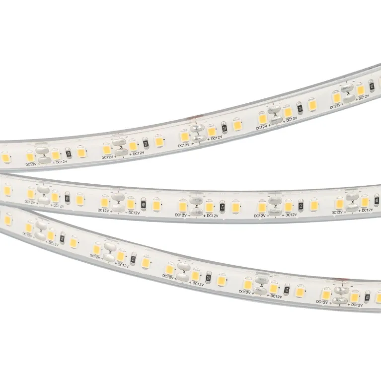 Светодиодная лента герметичная Arlight RTW-PU-A120-10.5mm 12V Cool 8K (16.8 W/m, IP68, Wire 2m, 5m) 