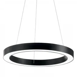 Подвесной светодиодный светильник Ideal Lux Oracle D50 Round Nero