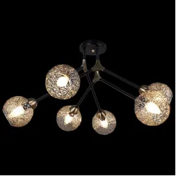 Потолочная люстра Illumico IL0264-6CSQ-79 BK AB