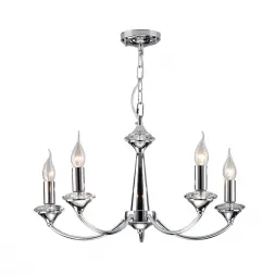 Подвесная люстра Eurosvet 60096/5 хром