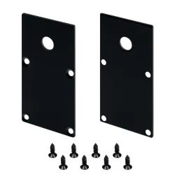 Заглушка Arlight LINE-S-3667 BLACK с отверстием 042915