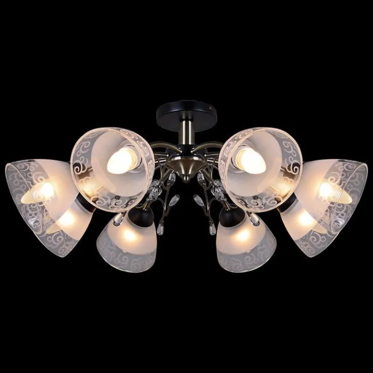 Потолочная люстра Illumico IL0287-8CSQ-29 BK AB