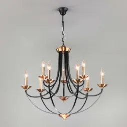 Подвесная люстра Eurosvet Lazzaro 60098/9 черный