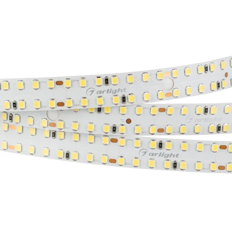 Светодиодная лента Arlight S2-2500 24V Warm3500 20mm (2835, 280 LED/m, LUX) (20 Вт/м, IP20) 028665