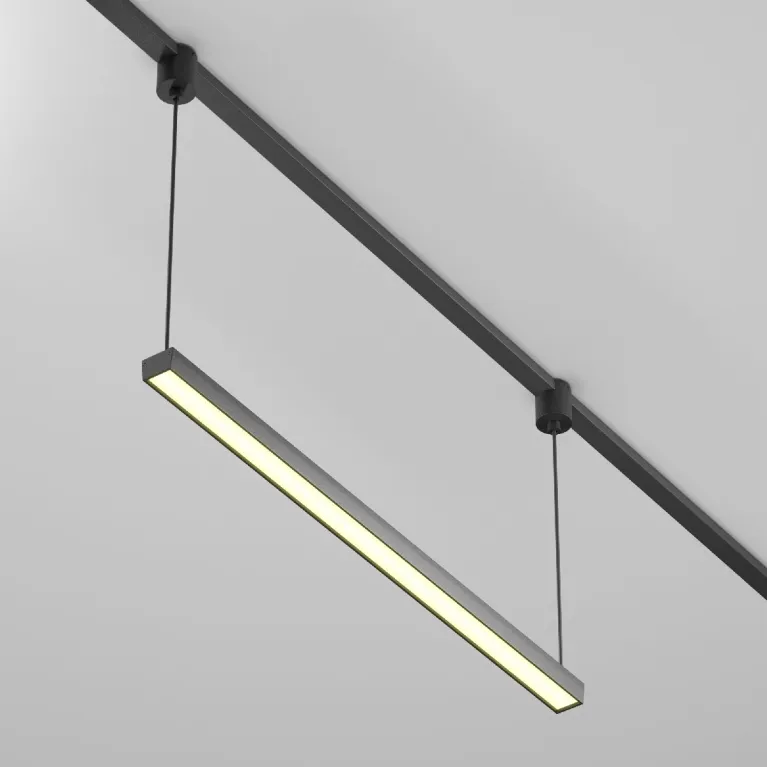 Трековый подвесной магнитный светильник Maytoni Basis TR170-1-26W3K-B