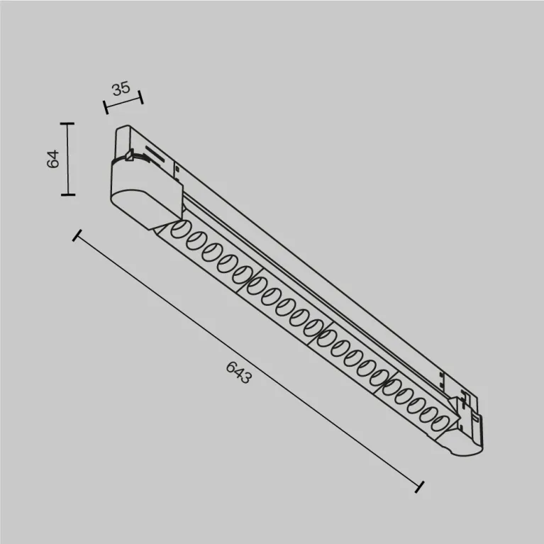 Трековый трехфазный светильник Maytoni Points TR195-3-20W2.7K-M-B