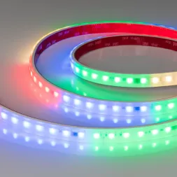 Светодиодная лента герметичная Arlight DMX-PS-B70-14mm 24V RGBW-Warm-PX7 (17 W/m, IP67, 5m) 056722
