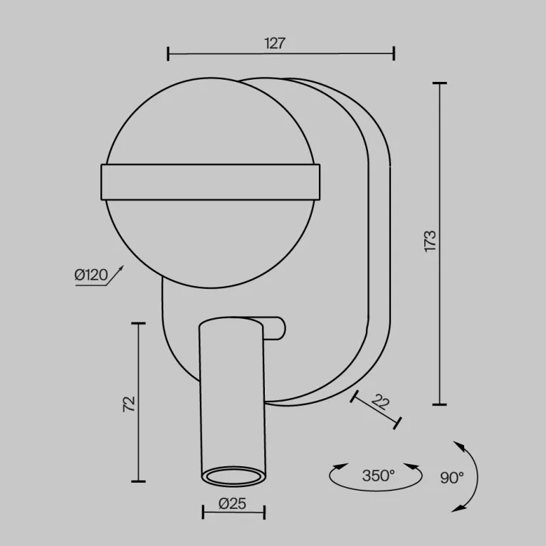 Бра Maytoni Dialogue MOD441WL-L8BS3K