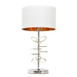 Настольная лампа Lumina Deco Milari LDT 5530 CHR+WT