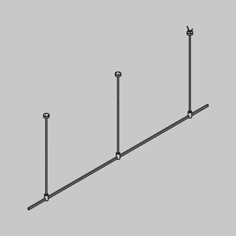 Основание Long прямое для трековых светильников Maytoni Technical Flarity TFC-Flar-L01-B