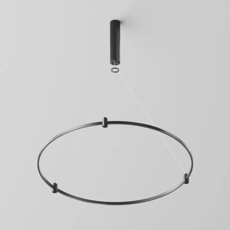 Основание круглое для трековых светильников Maytoni Technical Flarity TFC-Flar-H01-B