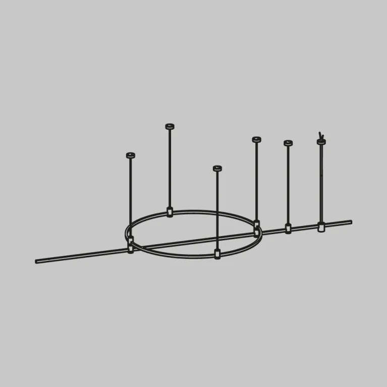 Основание на подвесах Hang для трековых светильников Maytoni Technical Flarity TFC-Flar-H05-B