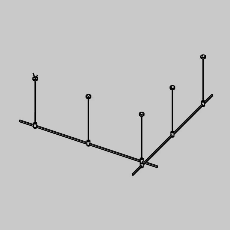 Основание на подвесах Hang для трековых светильников Maytoni Technical Flarity TFC-Flar-H06-BS