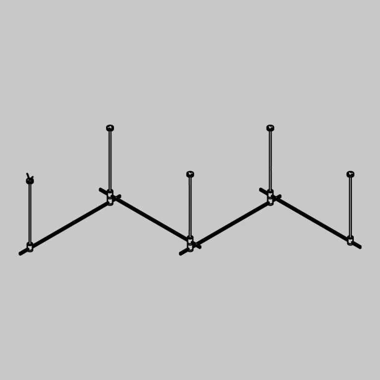Основание Long двухуровневое для трековых светильников Maytoni Technical Flarity TFC-Flar-L02-BS