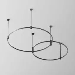 Основание Medium круглое двухуровневое для трековых светильников Maytoni Flarity TFC-Flar-M01-B