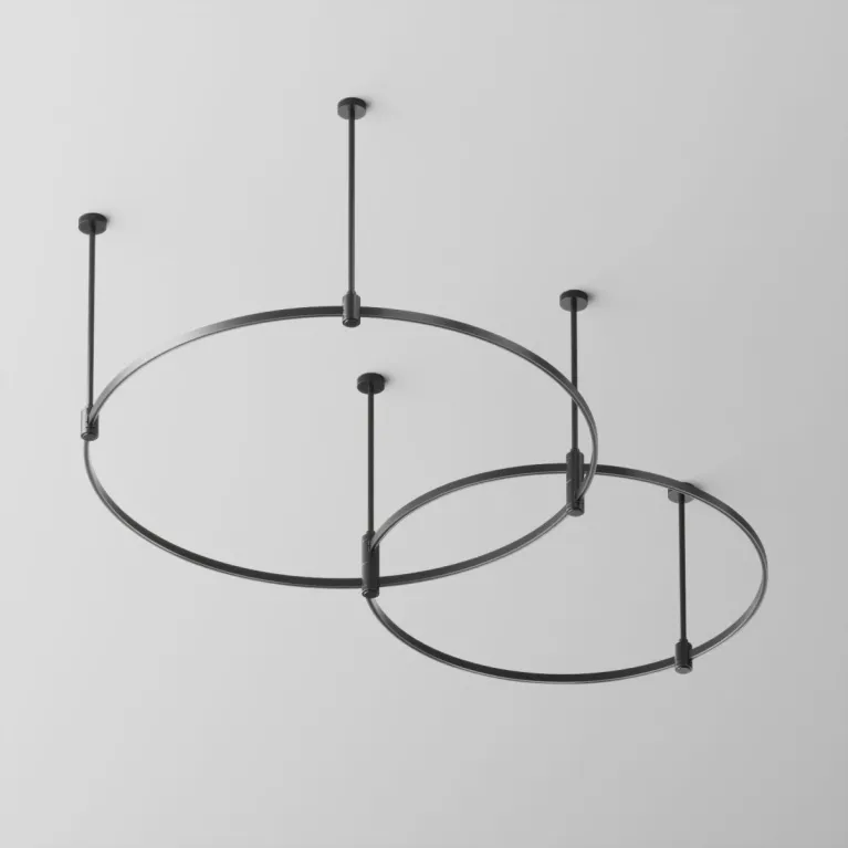 Основание Medium круглое двухуровневое для трековых светильников Maytoni Flarity TFC-Flar-M01-B