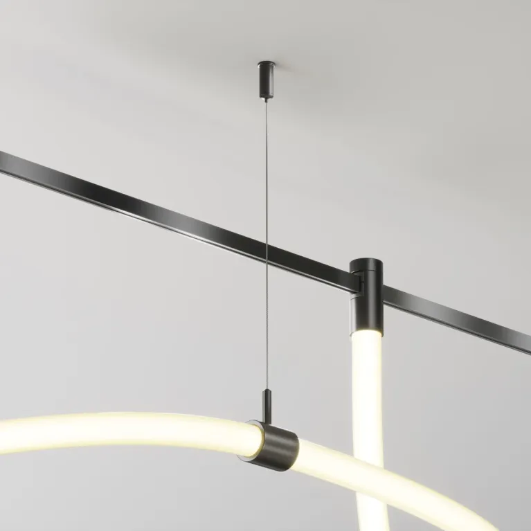 Потолочный коннектор с тросовым подвесом Maytoni Technical Tau TRA154CSW-1B