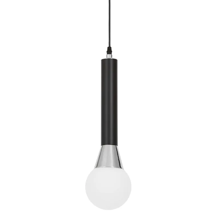 Подвесной светильник Lumina Deco Folino LDP 7012-1B BK+CHR