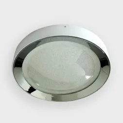 Потолочный светодиодный светильник Ambrella light Orbital Crystal Sand FS1212 WH/CH 64W+23W D500