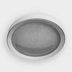 Потолочный светодиодный светильник Ambrella light Orbital Crystal Sand FS1214 WH/WH 96W+31W D650