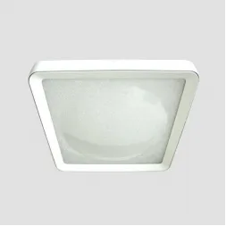 Потолочный светодиодный светильник Ambrella light Orbital Crystal Sand FS1216 WH/WH 72W+29W D500*500