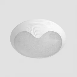 Потолочный светодиодный светильник Ambrella light Orbital Crystal Sand FS1223 WH 48W D400