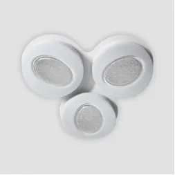 Потолочный светодиодный светильник Ambrella light Orbital Crystal Sand FS1583/3 WH 156W D585*555