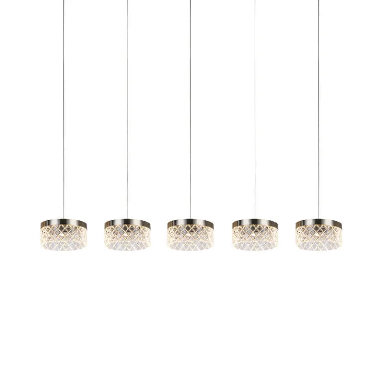 Подвесной светильник Delight Collection MD21020075 MD21020075-5B satin nickel