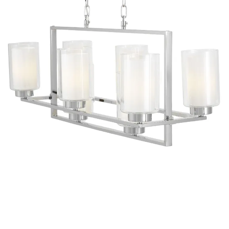 Подвесная люстра Lumina Deco Lino LDP 1239-8 CHR