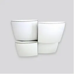 Потолочный светодиодный светильник Ambrella light Orbital Parrus FP2324 WH 128W D480*480
