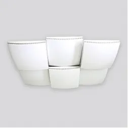 Потолочный светодиодный светильник Ambrella light Orbital Parrus FP2326 WH 192W D720*480