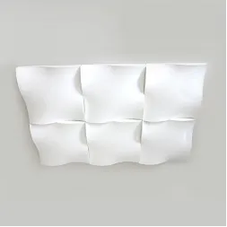 Потолочный светодиодный светильник Ambrella light Orbital Parrus FP2356 WH 192W D720*480